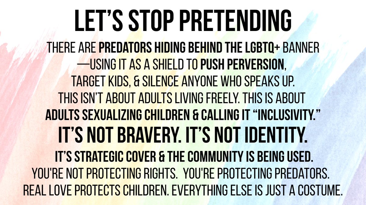 RadicallyRight_'s tweet image. They’re not “inclusive.”
They’re hiding.
And kids are the target.

#protectchildren #NoMoreSilence #radicallyright