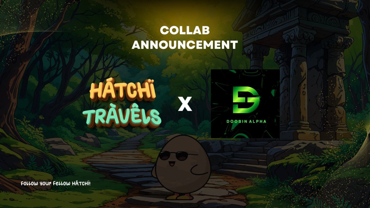 DOOSIN ALPHA (@doosinalpha) on Twitter photo We are excited to announce our partnership with <a href="/hatchi_travels/">Hatchi Travels🪺</a> We are excited to announce our partnership with <a href="/hatchi_travels/">Hatchi Travels🪺</a>
