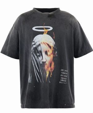 【sup】25SS 佐藤健くん着用モデル SAINT Mxxxxxx 佐藤健 着用モデル】SAINT MICHAEL DEVIL DADDY SS Tシャツ (Saint