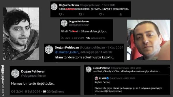 o #karikatür'ü çizen Doğan Pehlivan isimli yaratık bu..

“İslam Türklere zorla sokulmuş bir kazıktır” diyerek sadece dini değil, aynı zamanda bin yıllık Türk-İslam medeniyetini hedef almıştır. Bugün de peygamberimize hakaret içerikli karikatürle düşmanlığını tekrar ilan etmiştir.