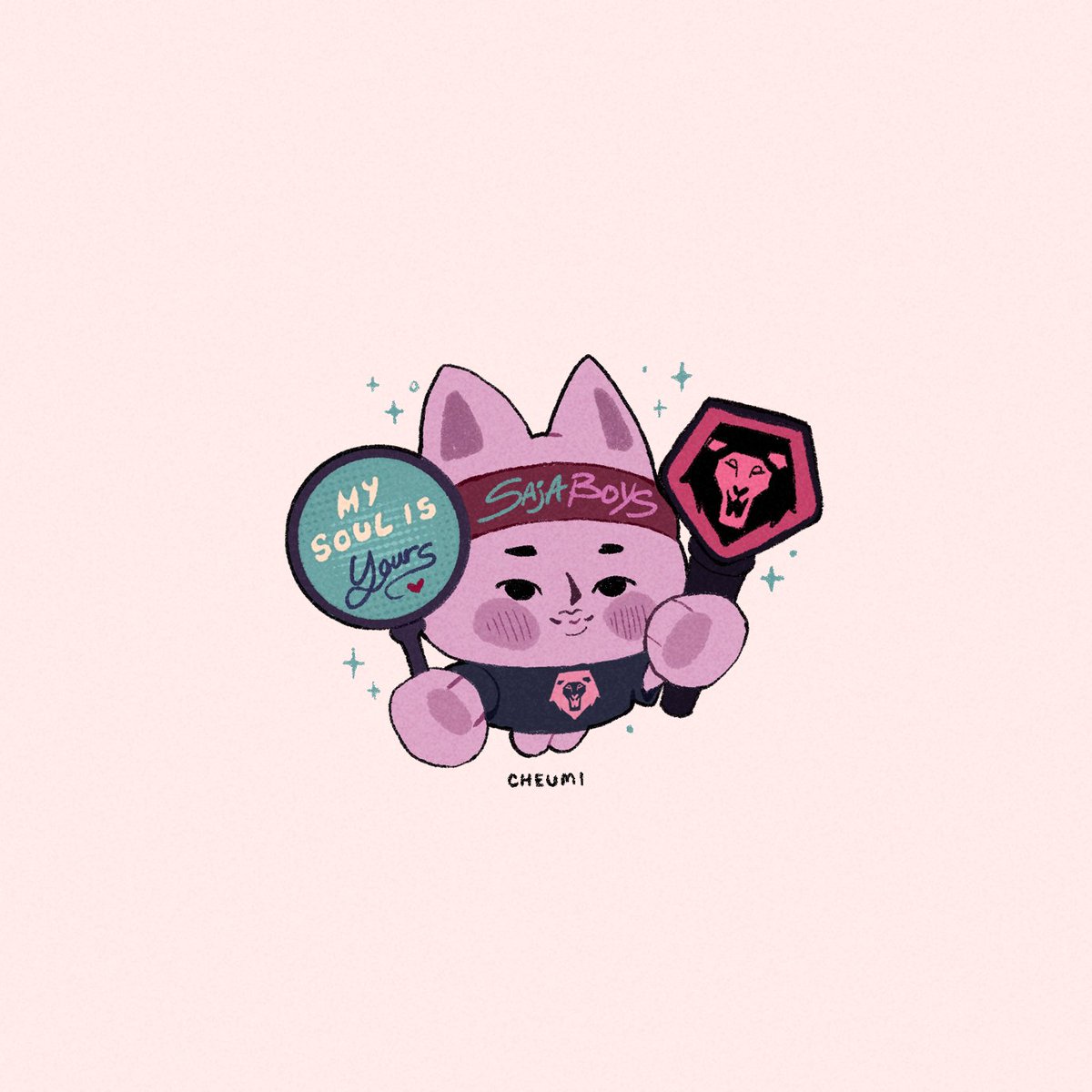 _Cheumi's tweet image. I LOVE THEM SM 😫💖

#KPOPDEMONHUNTERS #HUNTRIX #sajaboys