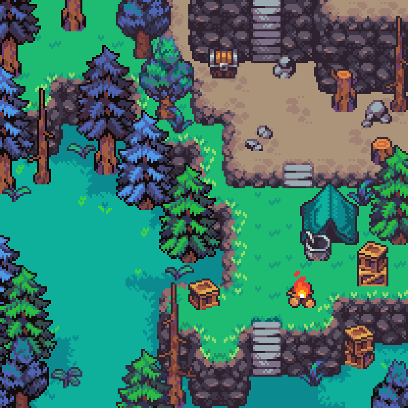 Hello X! First time posting on here! 
I'm Sofimei, I make art for video games🌸Currently working on a pixel asset pack~

#pixelart #ドット絵