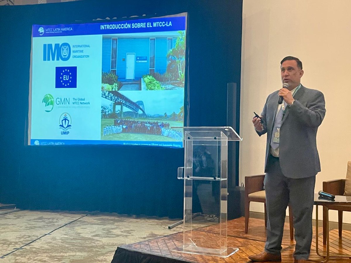 ervinvargas0212's tweet photo. 🚢Participación del @MTCC_LAmerica y la @umaritima en el 2do Foro Binacional sobre Transporte Marítimo y Puertos Sustentables en las Tres Californias, México. Este foro reúne a expertos internacionales para promover prácticas marítimas sostenibles.
@IMOHQ @IOA_Energy @SEMAR_mx https://t.co/Nyo0CVRhuQ