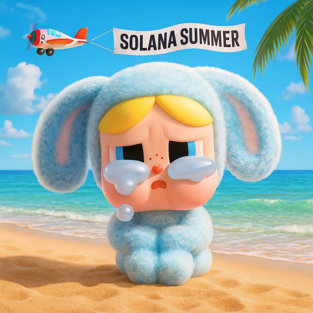 Solana summer is just getting started 

More tears will flow than you’ve ever seen before

$CryBB