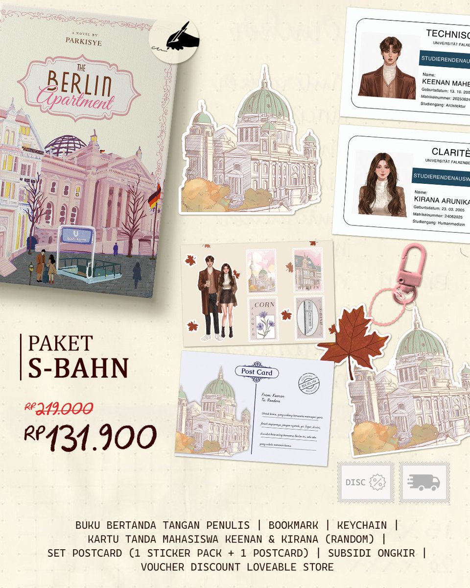 bukukatia's tweet photo. Peluk Keenan Mahesa melalui undangan penulis @parkisye_ novel "The Berlin Apartement". 

Link Undangan:
https://t.co/4vPxkoTHkS

#theberlinapartement #alternativeuniverse #localau #Romance @Romancious_ https://t.co/bypNtghyFQ