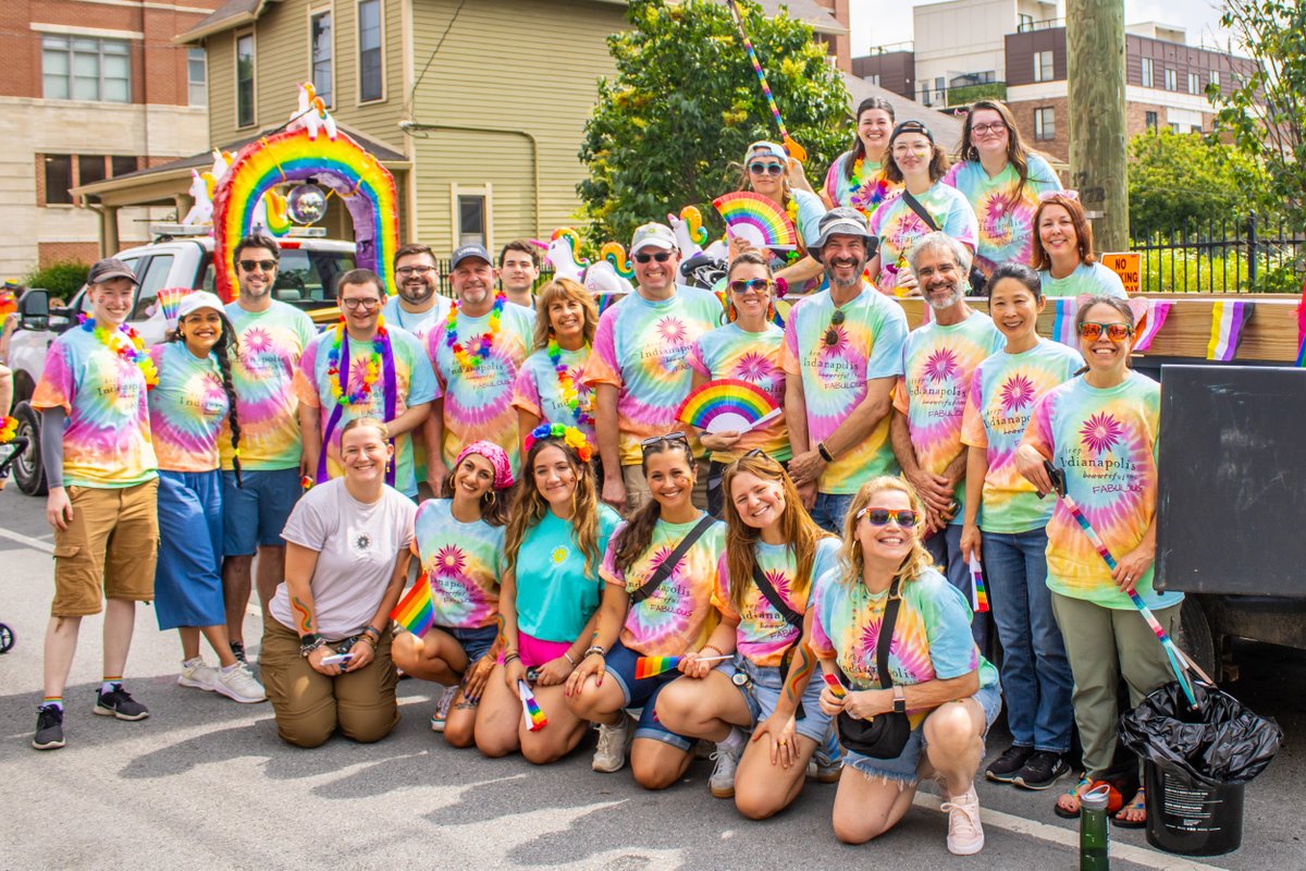 kibiorg's tweet photo. We’re still reminiscing on the most magical day filled with all the love. 🏳️‍🌈

A huge thank you to our staff, board members, and volunteers who walked with us in the @indypride parade, spreading joy and keeping Indy beautiful by picking up litter along the route. 💚 https://t.co/9bMsMAUNdX