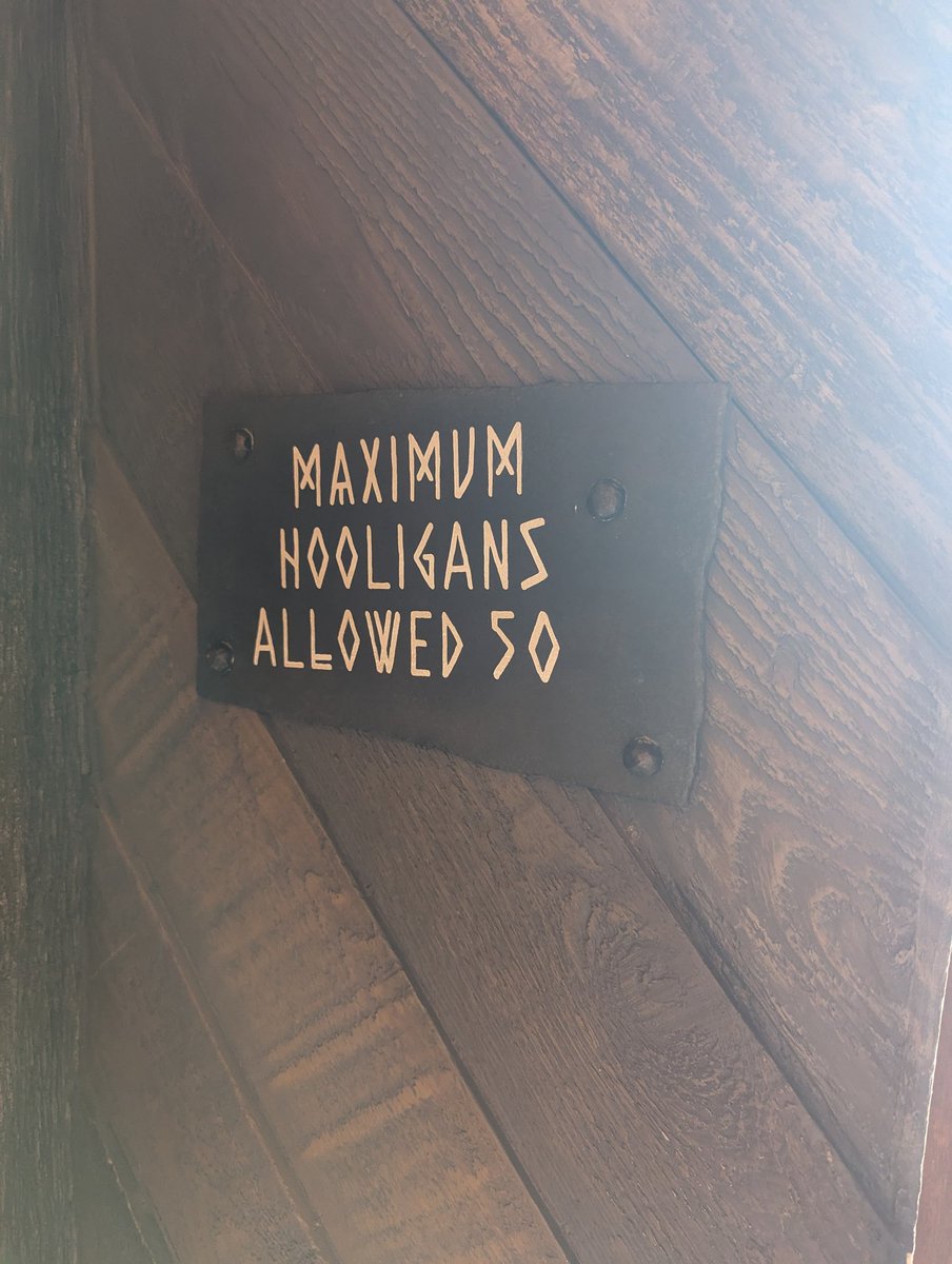 JasonTCV's tweet image. Petition to make the Isle Of Berk fire code sign the default naming scheme for all fire code capacity signs 😂 #EpicUniverse