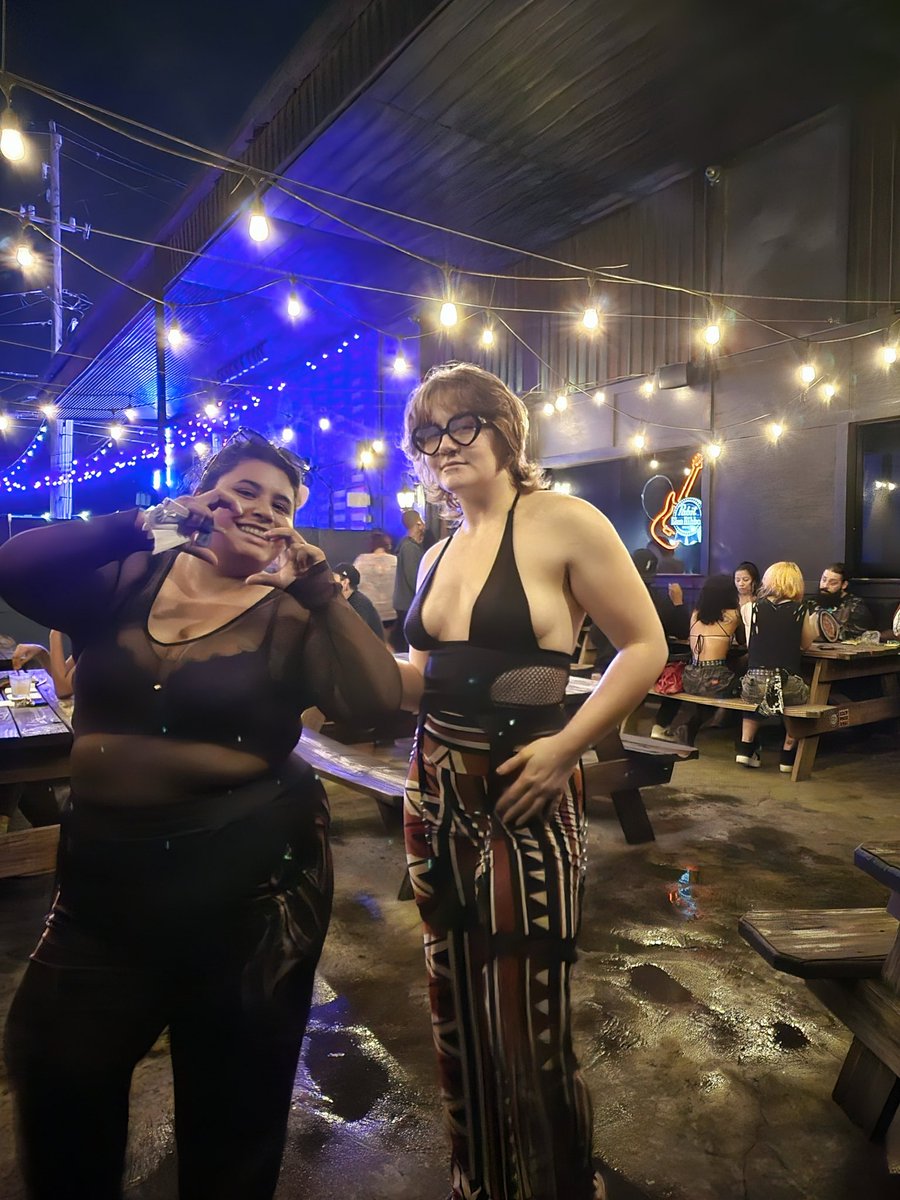 SwolerScout's tweet photo. Loved our outfits. Just another night dancing https://t.co/4axYJ8aoFC