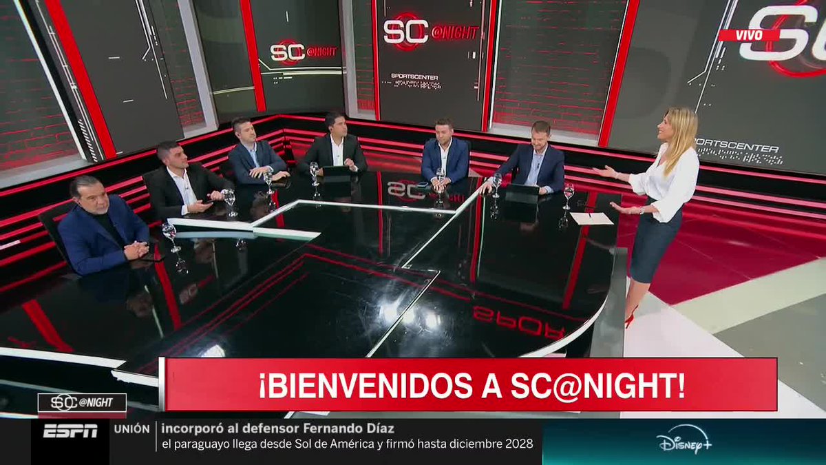 BIENVENIDOS A #SCNIGHT: @alinamoine y el equipo de todas las noches te esperan con las últimas novedades deportivas.

📺 #DisneyPlus