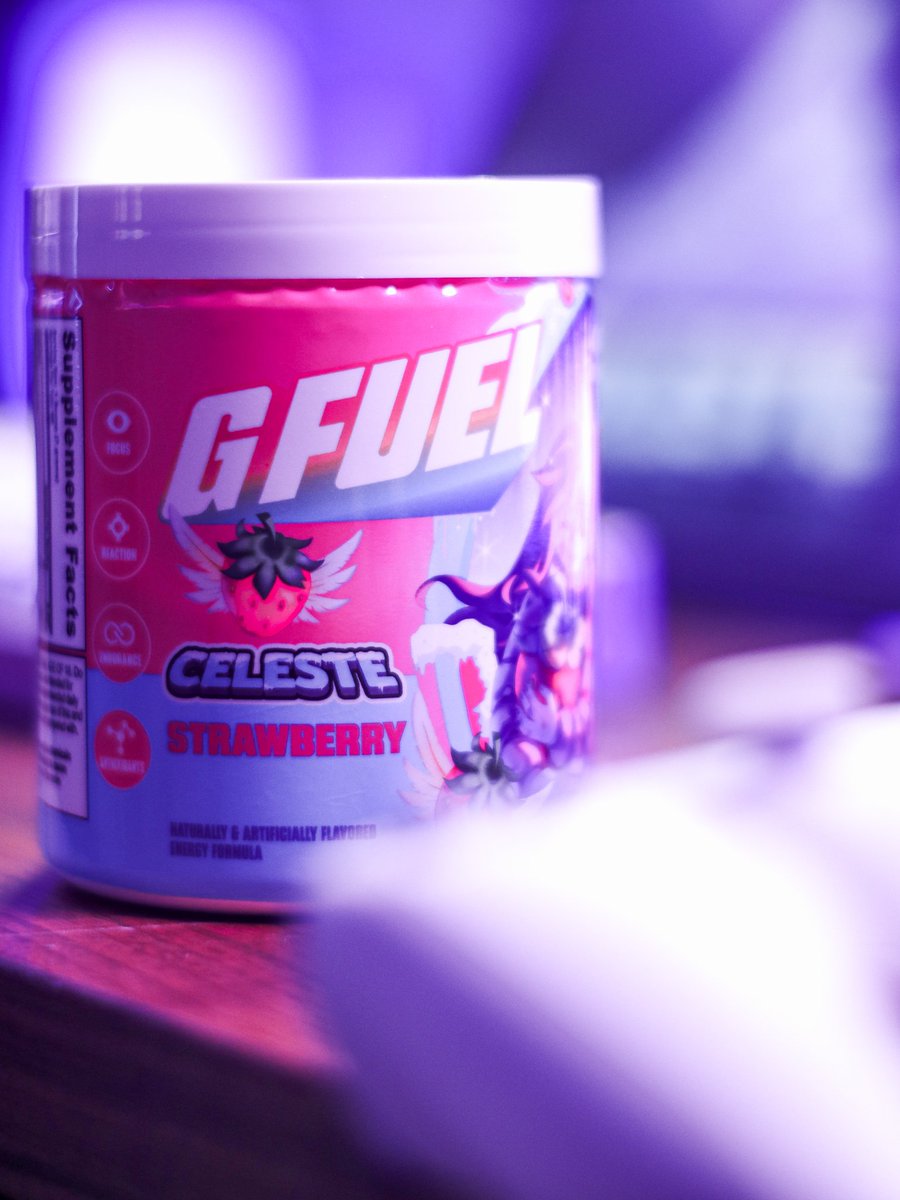 🍓 Climb your mountain. Fuel your journey.
The Celeste x G FUEL collab is here, and 10% of proceeds go to <a href="/NAMICommunicate/">NAMI</a>.

Use code PEGCITY8BIT20 to save 💙
#GFUEL @gfuelenergy