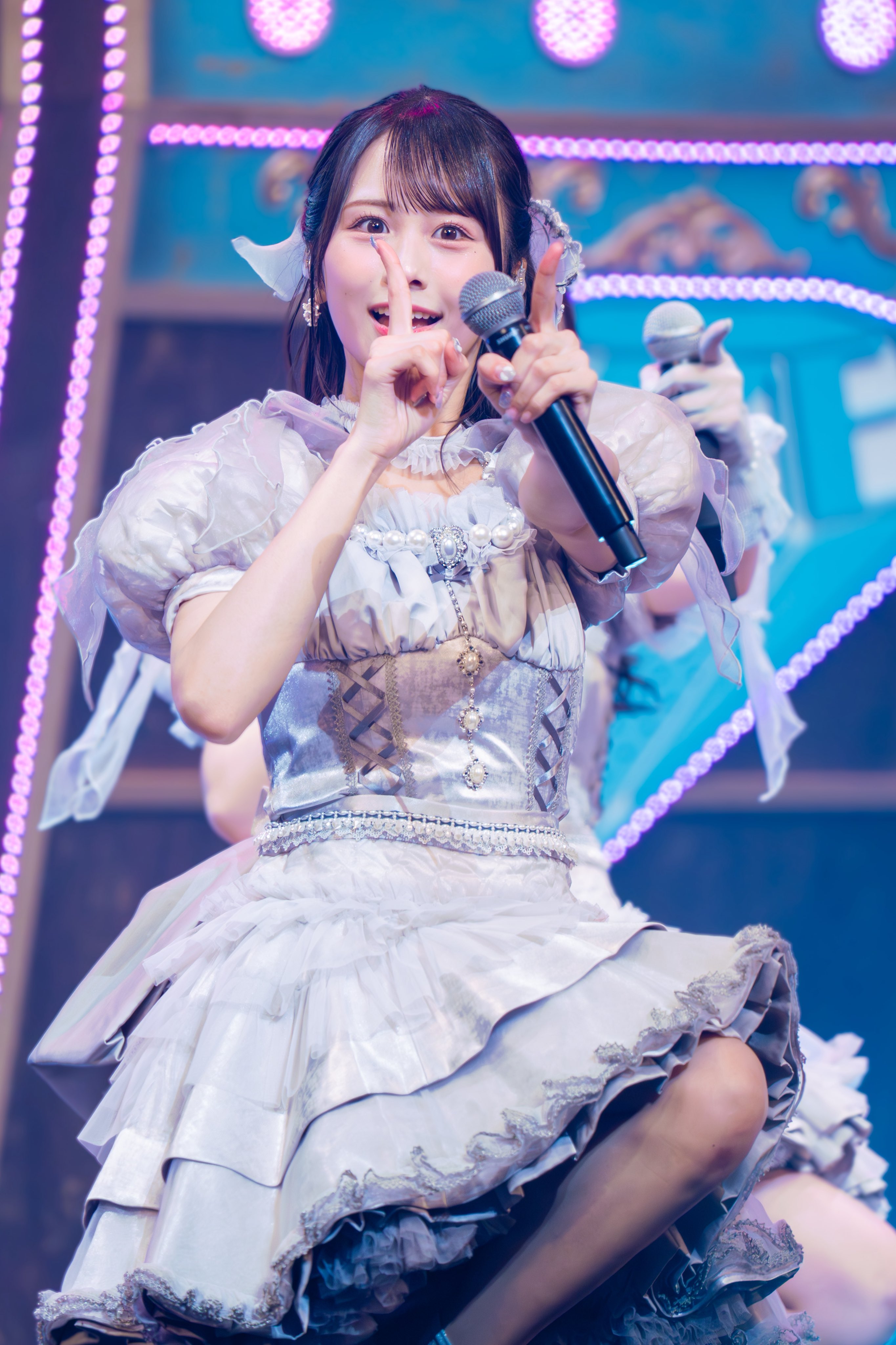 ノイミー 生写真 2024全国ツアー衣装 尾木波菜 チュウ 直筆