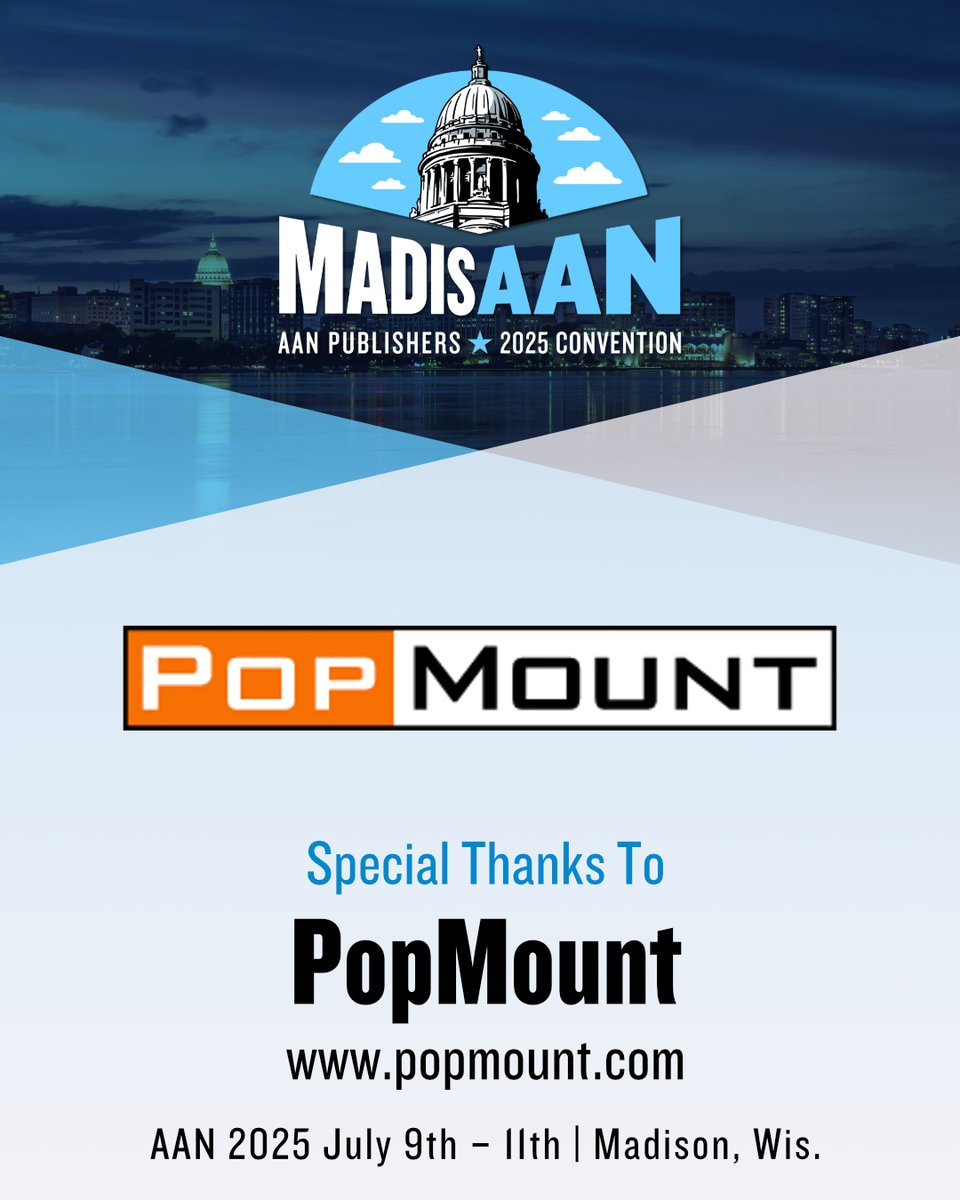 AltWeeklies's tweet image. Special thanks to @PopMount for sponsoring the AAN Award Plaques! Learn more: popmount.com
#JournalismMatters #ContentKeepsakes #MediaMemorabilia #AANPublishers #MadisAAN2025 #PopMount