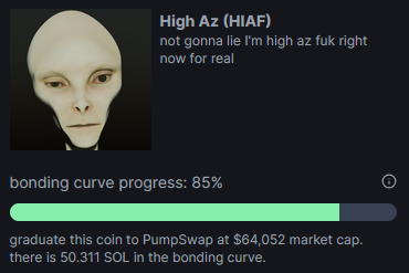 stu (@etherstu) on Twitter photo we're at 85% bonding curve!
just need more new holders to jump on board π₯³
$HIAF is a meme coin for anyone who loves SciFi, gaming and streaming - but everyone is welcome!!
check out <a href="/mausn_keez/">mausn keez</a> for more info π
ca: 2hGfLdE36deoCcrQfc17Y2hf3eCZCkFq2UZPeGg3pump we're at 85% bonding curve!
just need more new holders to jump on board π₯³
$HIAF is a meme coin for anyone who loves SciFi, gaming and streaming - but everyone is welcome!!
check out <a href="/mausn_keez/">mausn keez</a> for more info π
ca: 2hGfLdE36deoCcrQfc17Y2hf3eCZCkFq2UZPeGg3pump