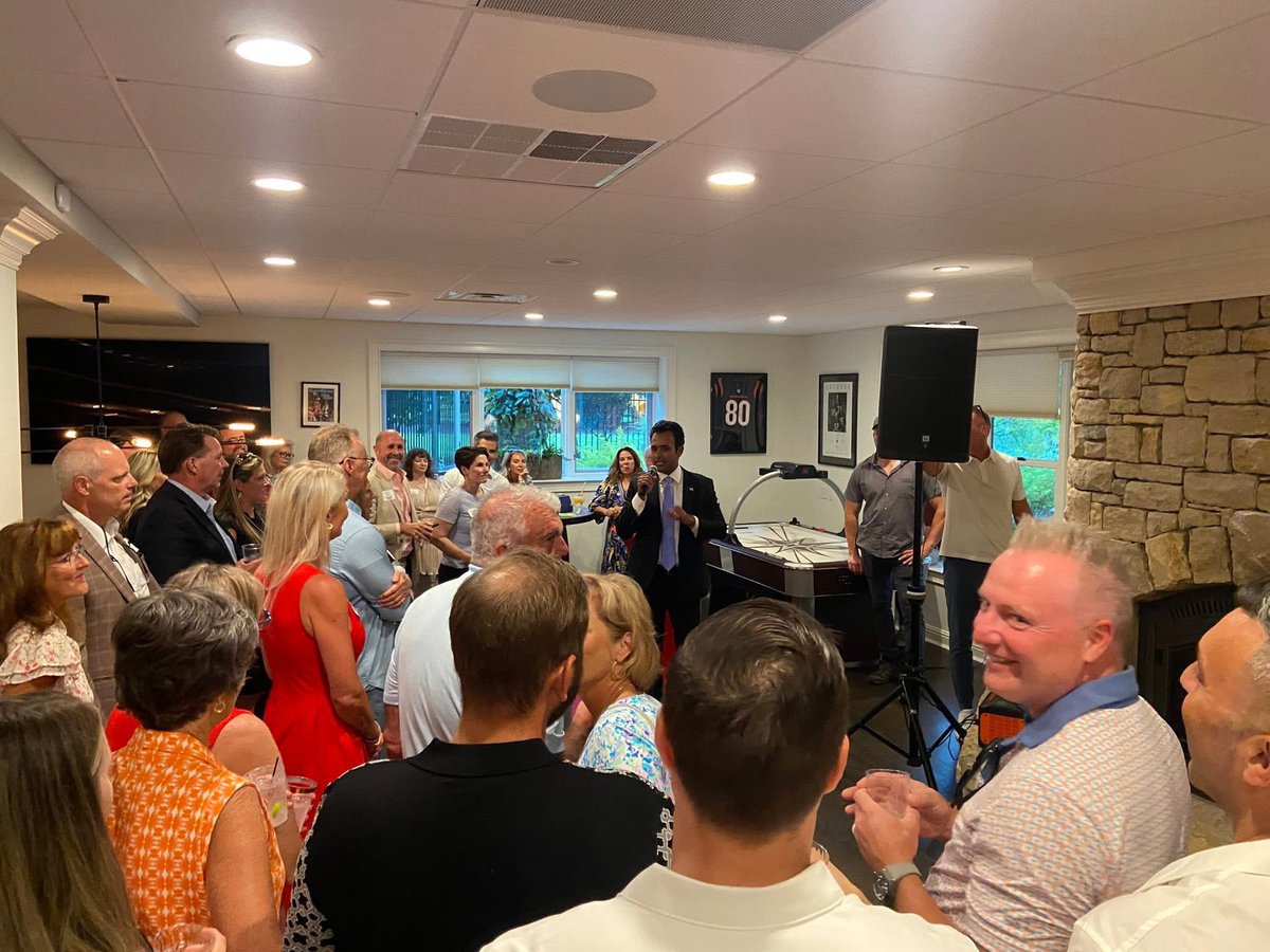 Thomas Hall (@repthomashall) on Twitter photo This past Saturday, I welcomed Ohio’s next Governor, <a href="/VivekGRamaswamy/">Vivek Ramaswamy</a> , to Liberty Township—right here in the 46th HD!
Vivek laid out a bold, America First vision for our state and made it clear: he’s running to put Ohioans first.
Let’s send a fighter to the Governor’s mansion! This past Saturday, I welcomed Ohio’s next Governor, <a href="/VivekGRamaswamy/">Vivek Ramaswamy</a> , to Liberty Township—right here in the 46th HD!
Vivek laid out a bold, America First vision for our state and made it clear: he’s running to put Ohioans first.
Let’s send a fighter to the Governor’s mansion!