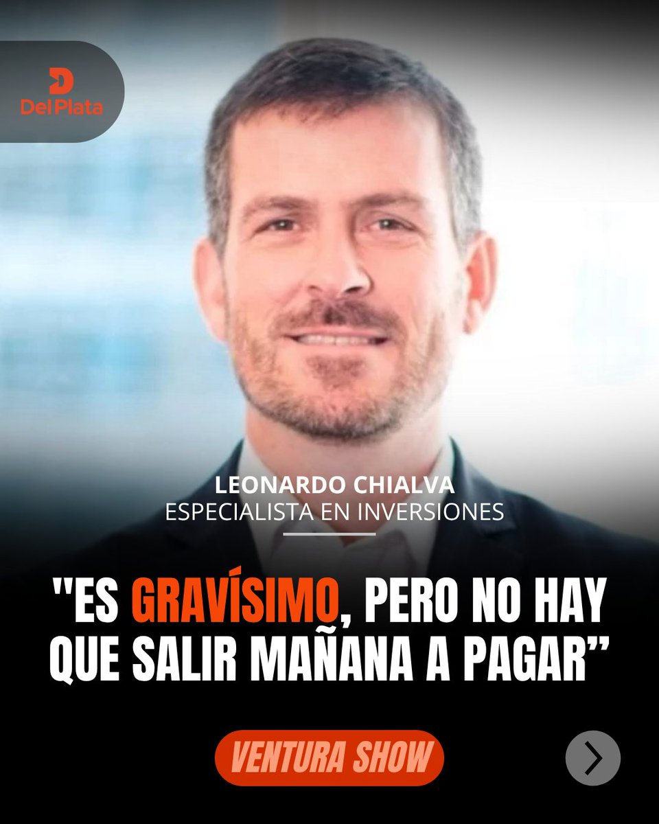 RadioDelPlata's tweet photo. 🚨"Es gravísimo, pero no hay que salir mañana a pagar", Leonardo Chialva, especialista en inversiones, sobre que la jueza Loretta Preska ordenó a la Argentina entregar el 51% de las acciones de YPF a los beneficiarios del juicio por la expropiación.
#YPF #Preska #FalloYPF https://t.co/SlGHqTzdnk