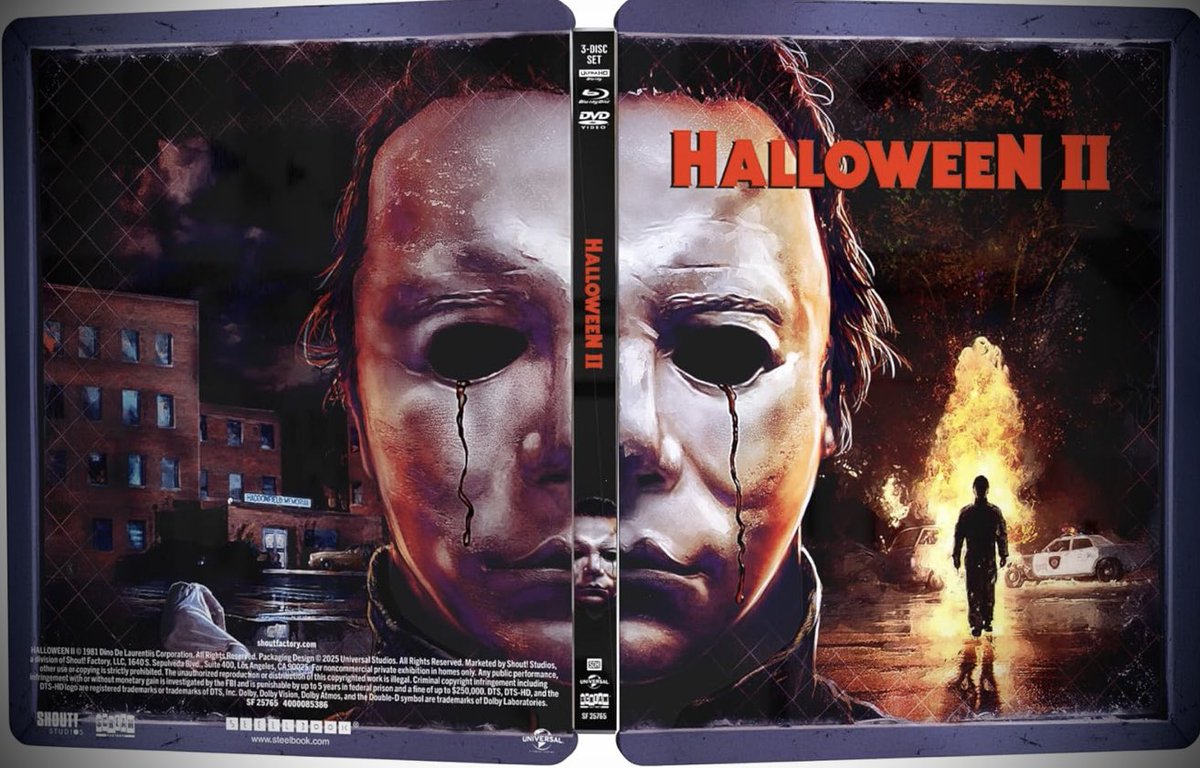 ElecticEnterta1's tweet image. Halloween and Halloween 2 have new 4K Steelbooks from @screamfactoryofficial and available for preorder from @amazon 

#halloween #johncarpenter #4k #steelbook