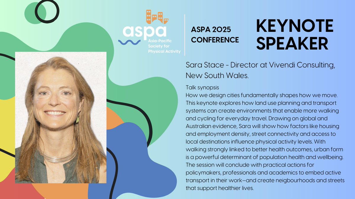 📢Another great talk lined up from one of our keynotes📢

Have you submitted your abstract for #ASPA2025 yet? 

Don't delay, abstract submission has been extended to 14th of July!👇

aspactivity.org/conference-202…