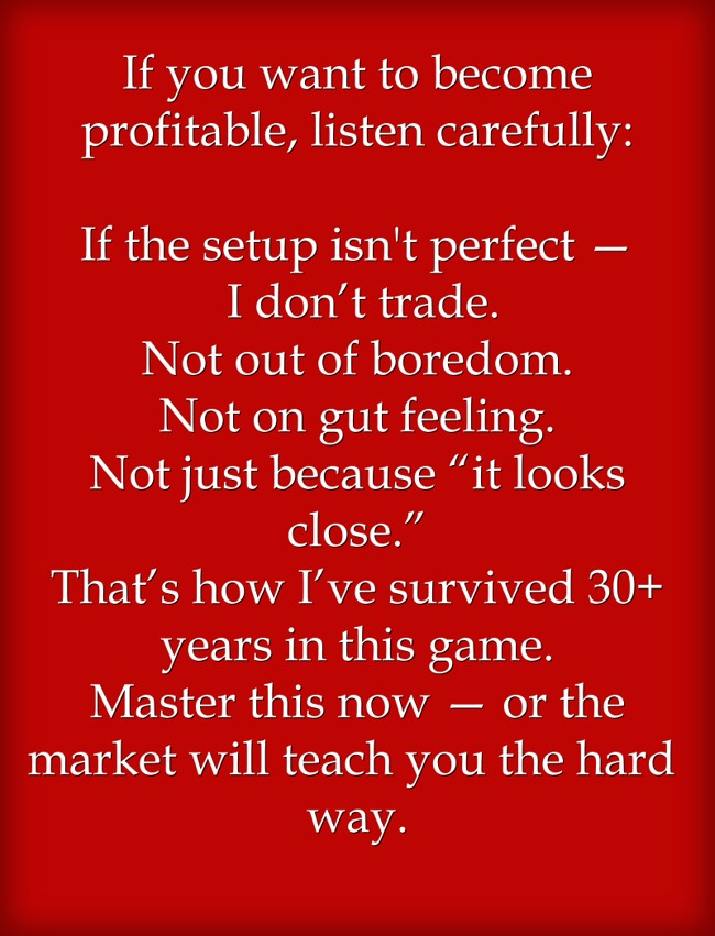 CHARTISKING's tweet photo. ๐ฏ The Discipline That Keeps You in the Game
#TradingDiscipline #NoSetupNoTrade #SurvivalFirst https://t.co/R0fbCK3HDJ