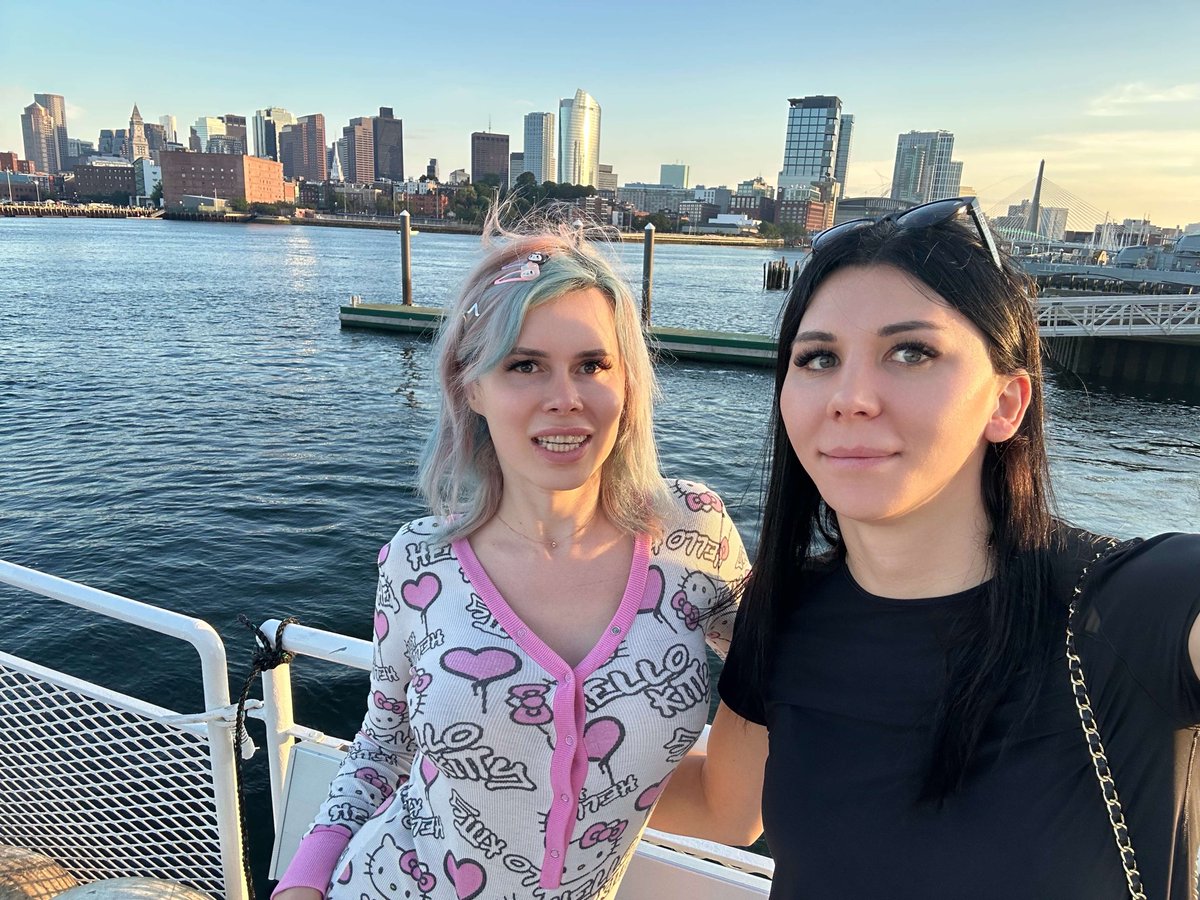 Taking a ferry with <a href="/PlayJuliaTS/">Play►JuliaTS - Yulia Masakowa</a> in Boston