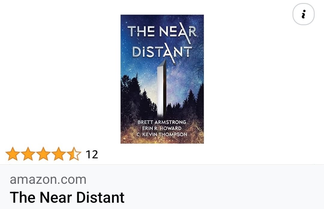 CKevinThompson's tweet image. THE NEAR DISTANT is on sale in ebook for $0.99 through July 4th! This is a trilogy of novellas woven together, launching into three separate stories. Sci-fi, fantasy, and supernatural sci-fi all in one! Kevin 's is the last one, "Eye of the Beholder."
amazon.com/Near-Distant-B…