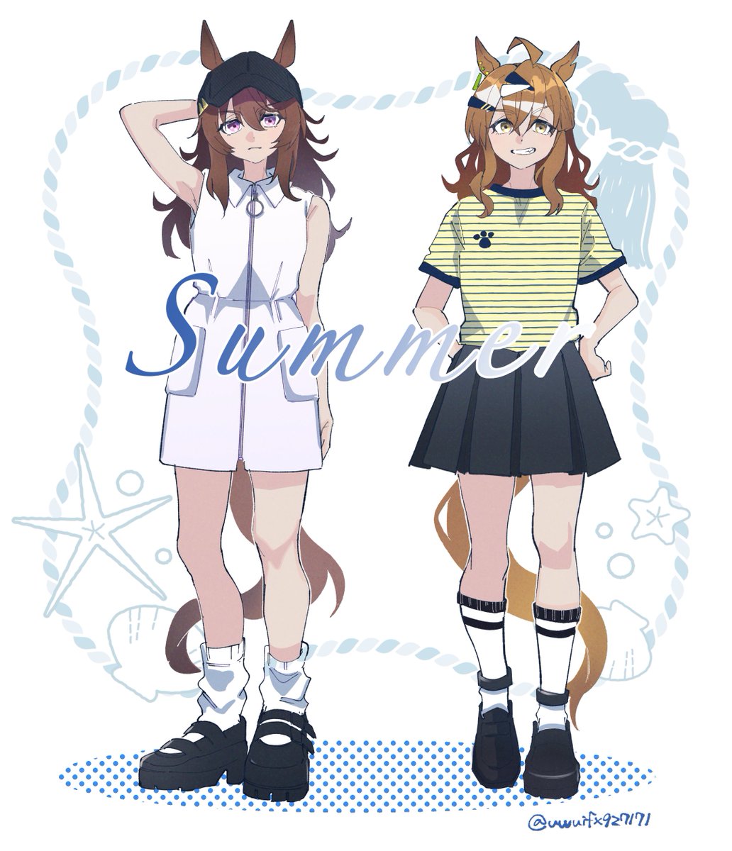 ナカヤマ&amp;ポッケちゃん
夏のおめかしスタイル🌻