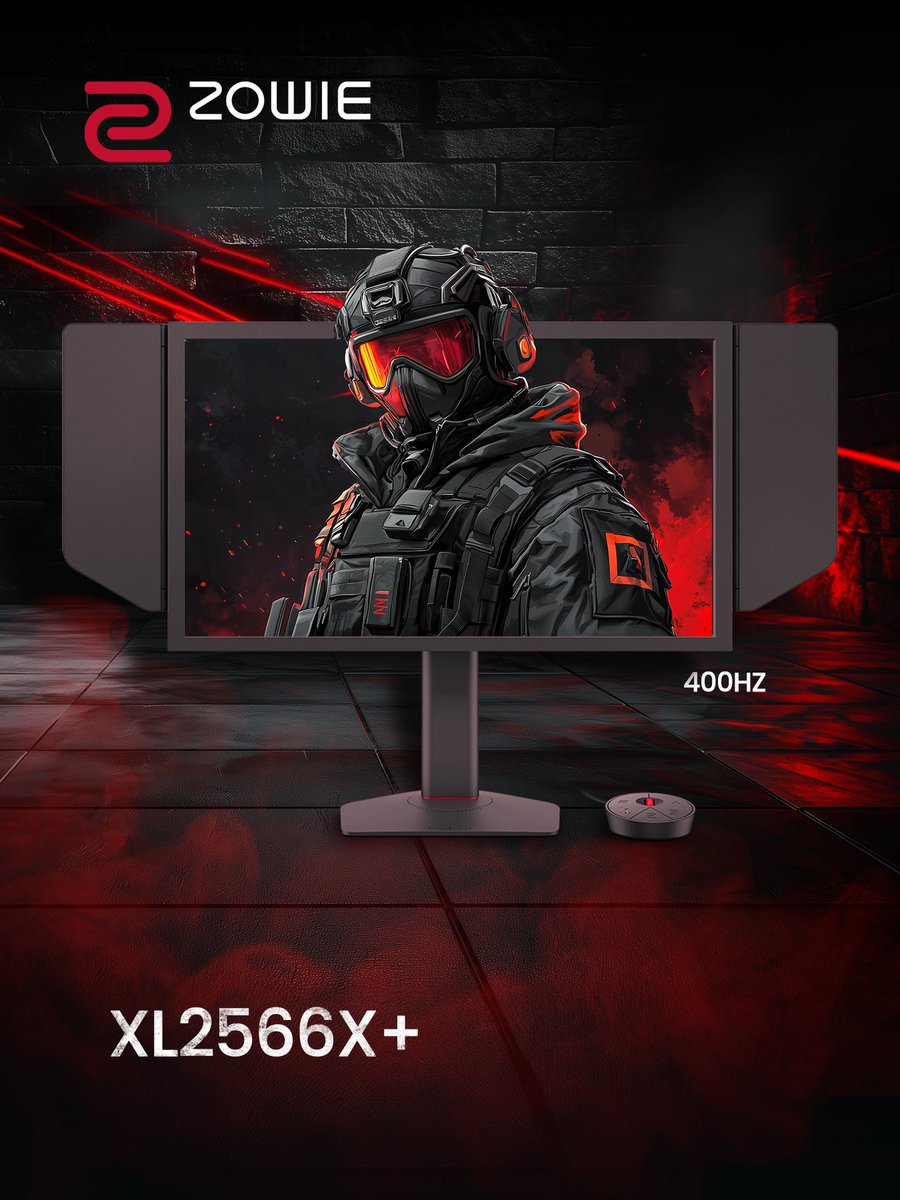 Listo para competir al más alto nivel?
El panel TN ultrarrápido del XL2566X+ entrega la respuesta más veloz del mercado.
⚡ Si eres rápido, tu monitor también debe serlo.
#ZOWIE #400Hz #GamingPro