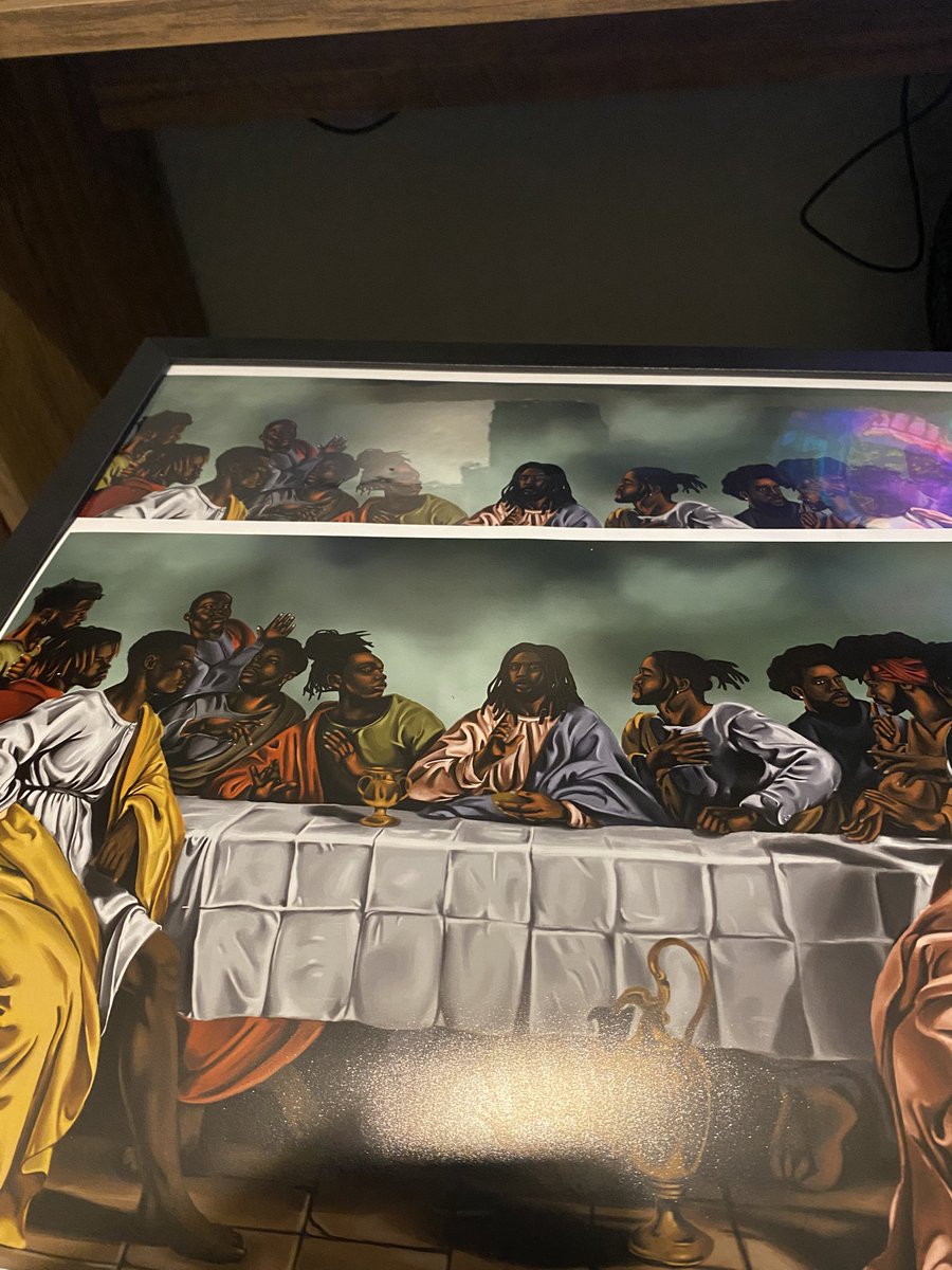 Finalmente lancei uns print da santa ceia