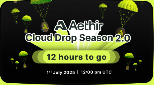 S4VEourE4RTH's tweet photo. Just a half day to wait for the #AethirCloudDropSeason2
🪂Today it the 1st of July, at 12:00 UTC goes LIVE🪂
Be ready and don't sleep too long, because once the claim is live, we'll just have a seven days timeframe to claim our #eATH rewards. https://t.co/fHxqphjVXv