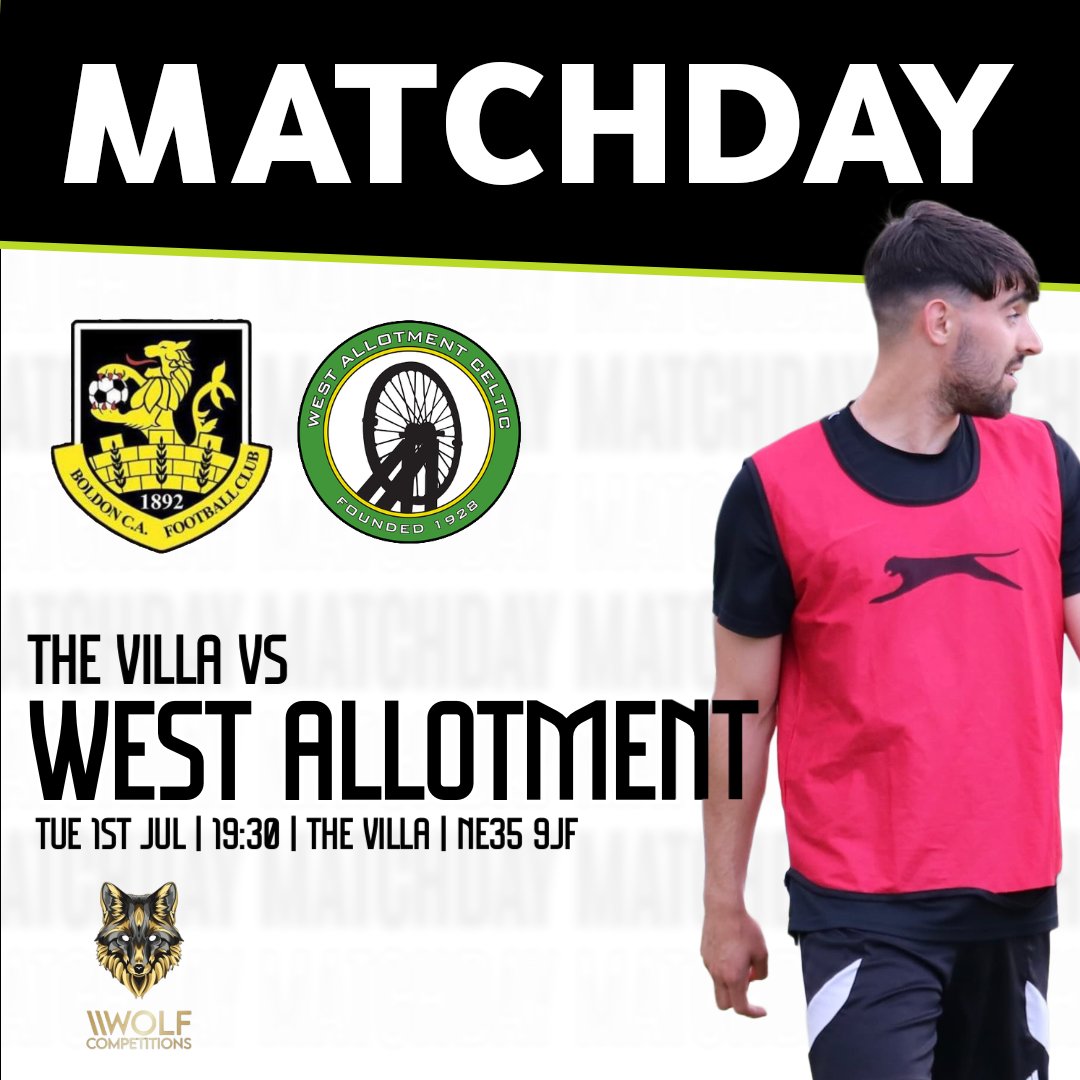 Boldon CA FC (@caboldon) on Twitter photo Kicking off Pre-Season💪
🆚 <a href="/wacfc/">West Allotment Celtic FC</a>
🏡 The Villa | NE35 9AL
🕣 19:30 KO
🎟️ £3
📲 Updates limited!
#BOLvWAC | #BoldonCA Kicking off Pre-Season💪
🆚 <a href="/wacfc/">West Allotment Celtic FC</a>
🏡 The Villa | NE35 9AL
🕣 19:30 KO
🎟️ £3
📲 Updates limited!
#BOLvWAC | #BoldonCA