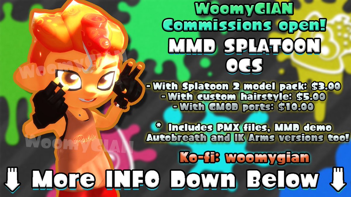 _GIAN55's tweet photo. COMISSIONS OPEN.
SPLATOON 3D posters.
SPLATOON 3D animations.
SPLATOON 3D OCs.
#splatoon #splatoon3d #digitalart #commissionsopen https://t.co/jijlWm1DjP