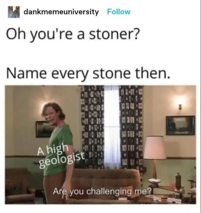 Fun fact I took 2 years of geology and related topics in college