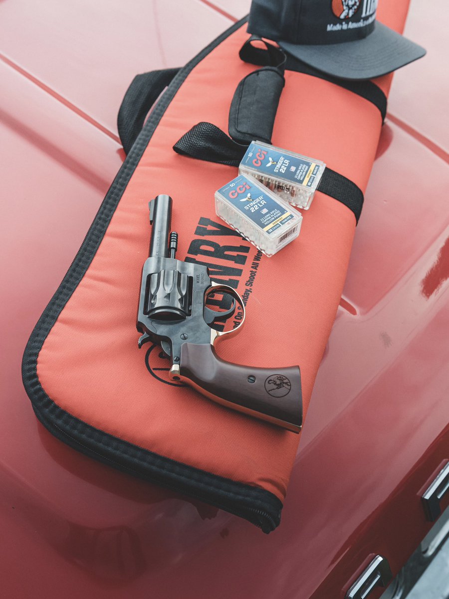 HenryRifles's tweet image. What’s 66% more fun than plinking with a six shooter?
Plinking with a 10 shooter, like the Henry Golden Boy Revolver in .22 LR. 💥
#HenryUSA