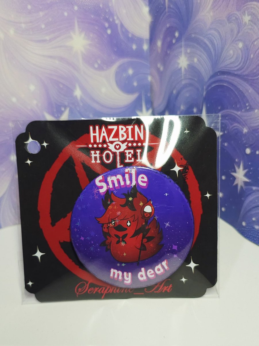 Seraph_Cult's tweet photo. Some pins of hazbin !! Available #pins #pines #merch #HazbinHotel #lucifer #Alastor #vaggie #Charlie #seraphine_art https://t.co/QTJ6gwGoia