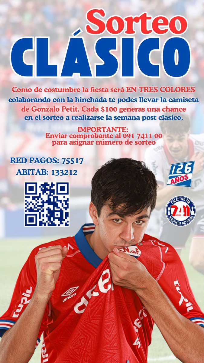 Colabora con tu hinchada en un nuevo recibimiento clasico q no tr la cuenten <a href="/7411Hinchada/">7411 - Hinchada Nacional</a>