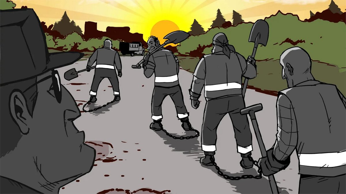 StoryBoomApp's tweet photo. Prisoners beat by shovels, cop’s got the last laugh!
Craft your wild story with StoryBoom—free for all: https://t.co/QBhsd4eCy3 #StoryBoom #WayCoolWorld https://t.co/0EIqQ5xPCw