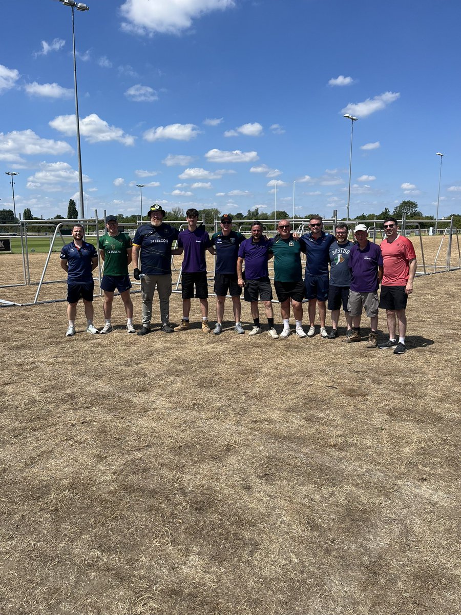 Britain GAA (@bpcgaa) on Twitter photo Day one set up <a href="/ABCs/">A-Z Thoughts</a> completeโ
Thanks to Kilhan Construction for assisting with a squad to help๐And to our host club <a href="/GaelLondain/">Gael Londain</a> who were continuing into the evening๐ค
It may have been 34 degrees heat but there are also 34 pitches to get ready for this weekend ABCs๐๐ Day one set up <a href="/ABCs/">A-Z Thoughts</a> completeโ
Thanks to Kilhan Construction for assisting with a squad to help๐And to our host club <a href="/GaelLondain/">Gael Londain</a> who were continuing into the evening๐ค
It may have been 34 degrees heat but there are also 34 pitches to get ready for this weekend ABCs๐๐