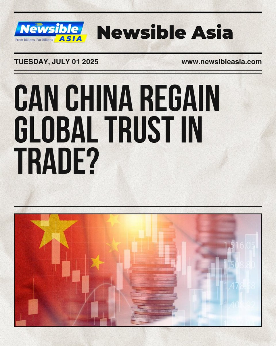 newsibleasia's tweet image. Can China regain global trade trust in 2025?
From Summer Davos diplomacy to rising China+1 strategies, the world remains skeptical.
Read more: newsibleasia.com/can-china-rega…
#ChinaTrade #GlobalTrust #TradeReform #Geopolitics2025 #ChinaPlusOne #SupplyChains #SummerDavos