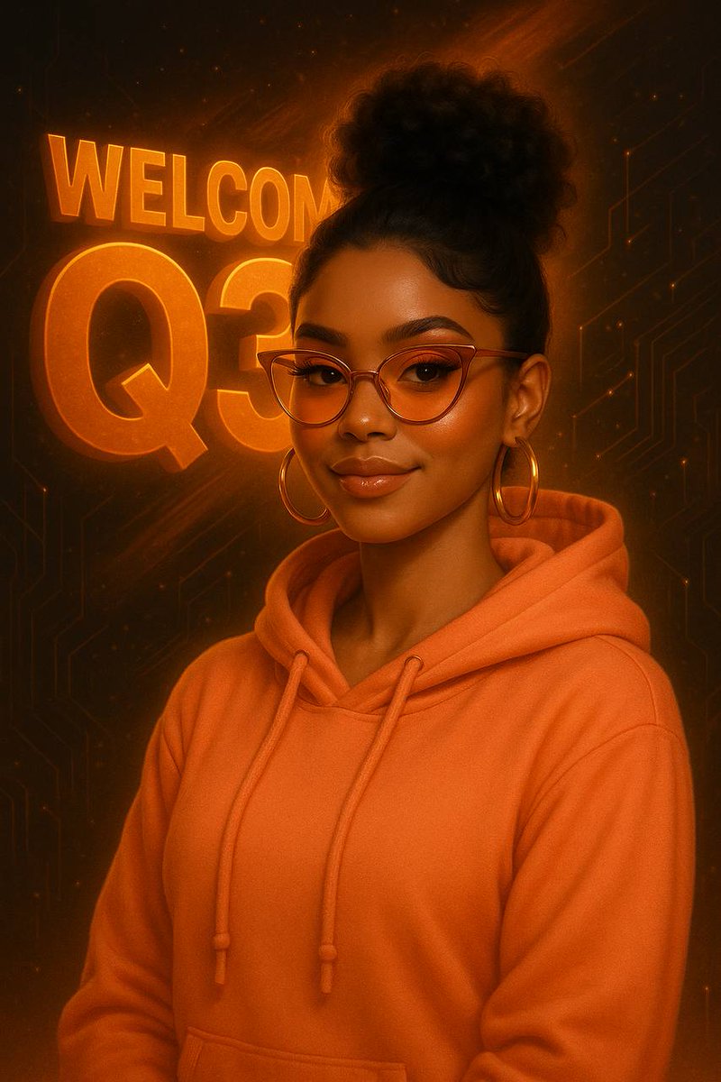 babyUnchain's tweet photo. WELCOME TO Q3 🟧🟧

It's here!! This quarter is all about taking action, pushing boundaries, and manifesting your goals.

 Are you ready to dive in and make it happen🫵? 

Let's make it happen PRIDE🟧 

Start by saying 🤝
GNome
GQuack

#Q3Ready #ActionStartsNow #AchieveGreatness https://t.co/zWWpzi2GD2