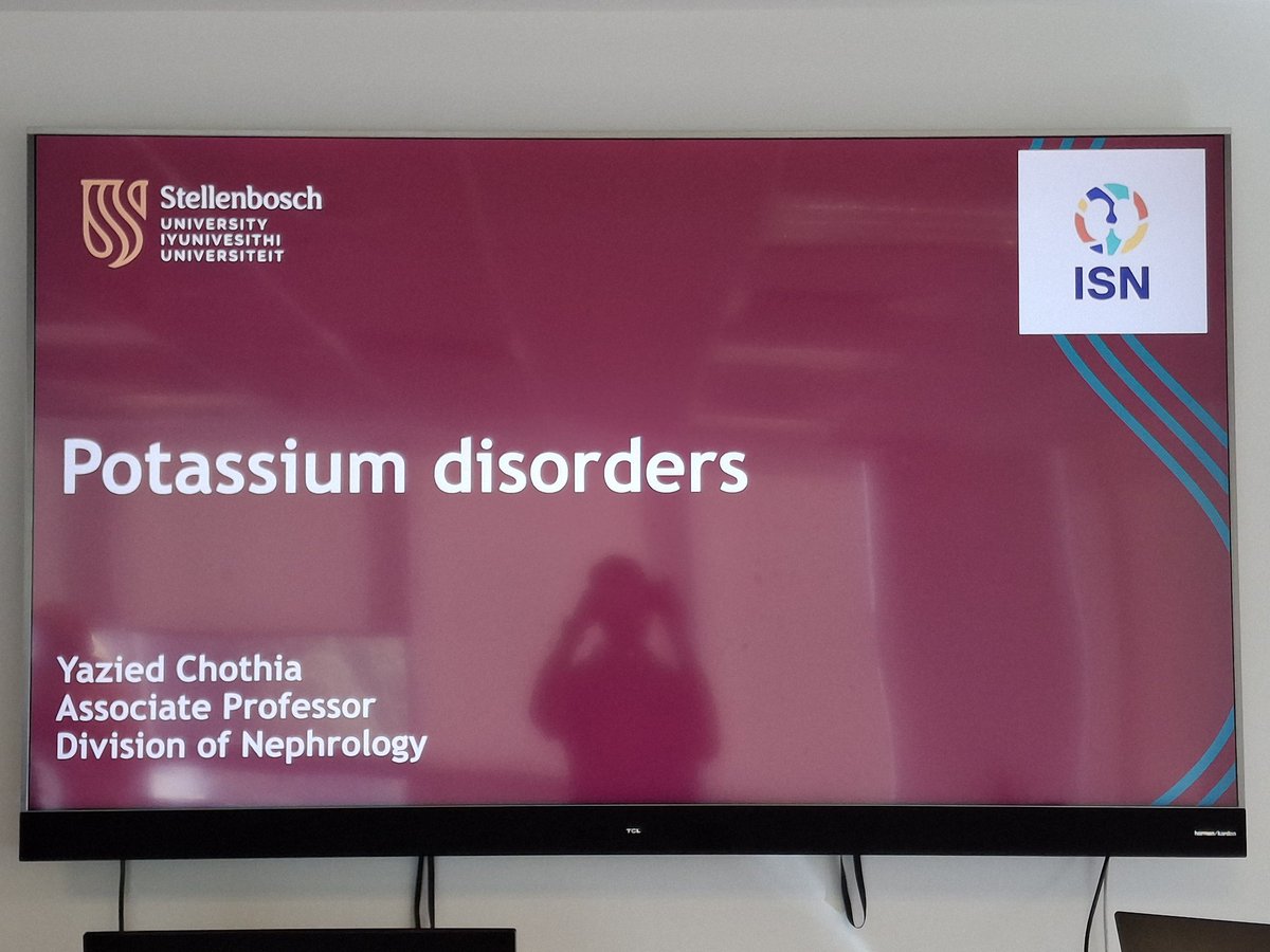 Yazied Chothia (@yazied_chothia) on Twitter photo D3: Today, we focus on potassium disorders. Let the learning commence! <a href="/AfricanAFRAN/">African Association of Nephrology (AFRAN)</a> <a href="/CharuMalik_ISN/">Charu Malik</a> <a href="/drahmed_abdulla/">Ahmed Abdulla</a> <a href="/IShiham/">iShiham Nephro</a> <a href="/ISNkidneycare/">Int Society of Nephrology</a> <a href="/MaritaSRod/">Mara Rodrigues</a> <a href="/sa_nephro/">SANephrology</a> <a href="/SUhealthsci/">SU, Faculty of Medicine and Health Sciences</a> D3: Today, we focus on potassium disorders. Let the learning commence! <a href="/AfricanAFRAN/">African Association of Nephrology (AFRAN)</a> <a href="/CharuMalik_ISN/">Charu Malik</a> <a href="/drahmed_abdulla/">Ahmed Abdulla</a> <a href="/IShiham/">iShiham Nephro</a> <a href="/ISNkidneycare/">Int Society of Nephrology</a> <a href="/MaritaSRod/">Mara Rodrigues</a> <a href="/sa_nephro/">SANephrology</a> <a href="/SUhealthsci/">SU, Faculty of Medicine and Health Sciences</a>