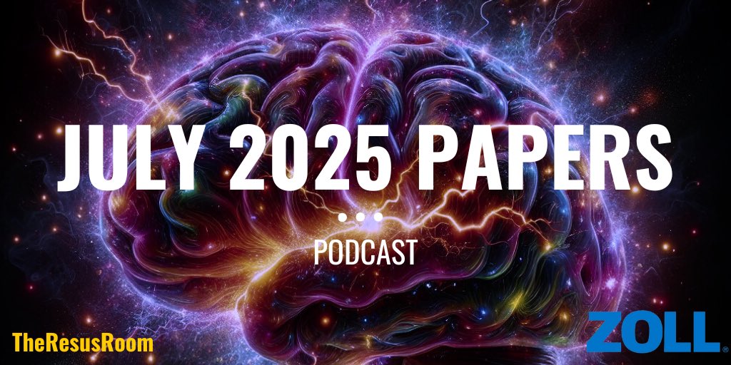 TheResusRoom's tweet image. July Papers Podcast
•Noradrenaline vs Adrenaline post ROSC
•Status Epilepticus in paeds-midazolam vs midazolam + ketamine
•Metoclopramide, im vs iv for ED severe headaches & migraines
itunes.apple.com/gb/podcast/the…
open.spotify.com/show/4pGoo1XFn…
TheResusRoom.co.uk #FOAMed