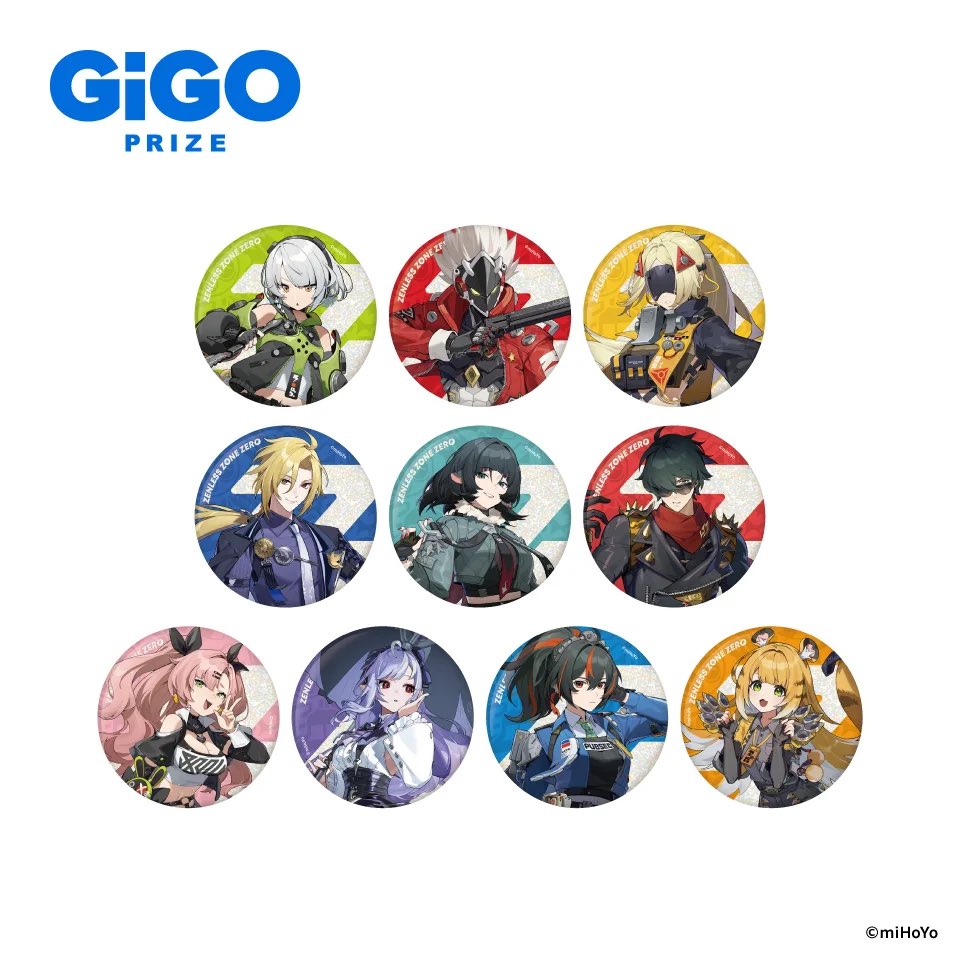 原神 GIGO SEGA セガ限定 ホログラム缶バッジ 6点まとめセット
