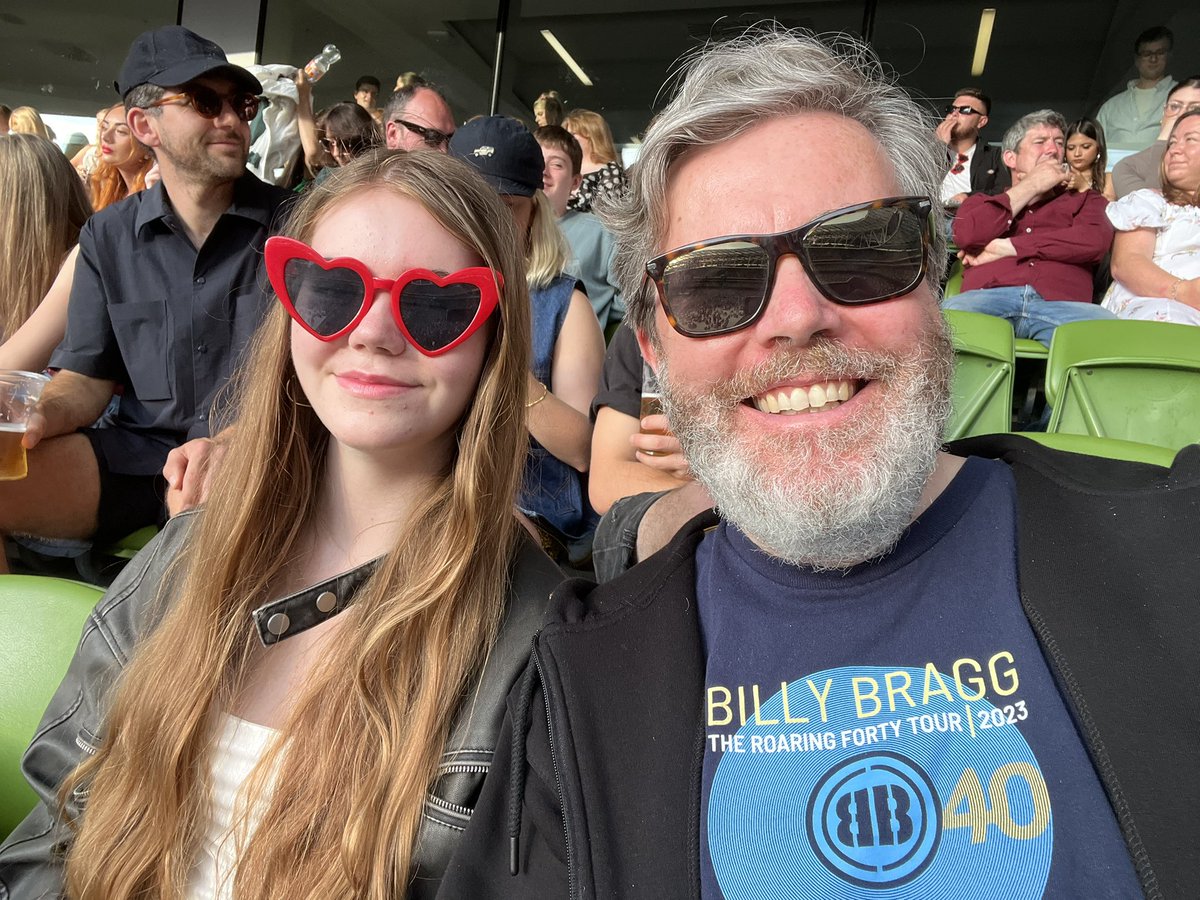 DunleavyBernard's tweet image. Still buzzing after seeing Lana Del Rey last night with Hazel (although only one of us dressed for the show). #LanaDelRey