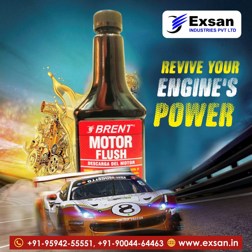 🛠️ Give your engine a fresh start with Exsan Motor Flush!
💨 In just 10 minutes, it dissolves sludge, clears oil passages &amp; boosts performance before your next oil change.
🔁 Clean engine inside = more power outside.
EXSAN.IN | 📞 095942 55551