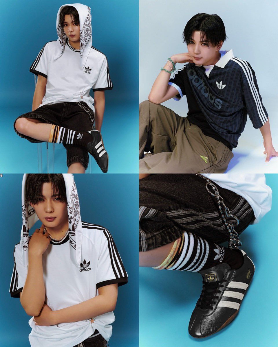 美品希少！長尾謙杜着用！早い者勝ちadidas ネイビー ストライプ ポロシャツ SUPER STAR💫💫💫 @adidasjapan #adidasOriginals #TheOriginal