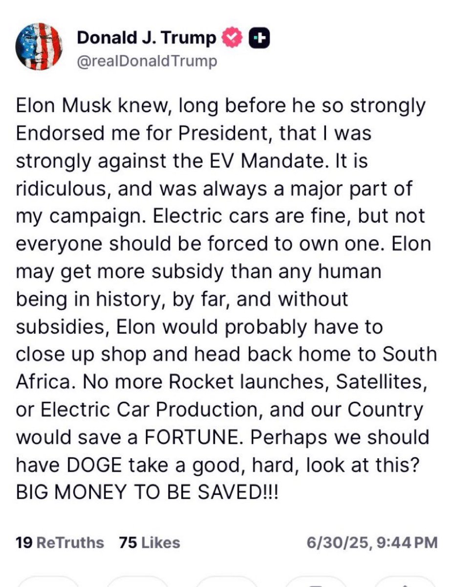 SgtLibertarian's tweet image. Then china wins. We need Elon.