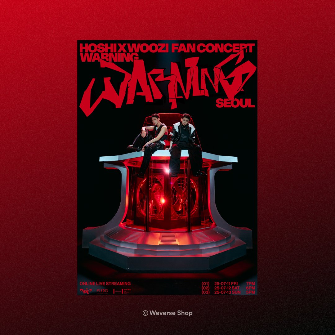 HOSHI X WOOZI FAN CONCERT [WARNING] - SEOUL 온라인 라이브 스트리밍
