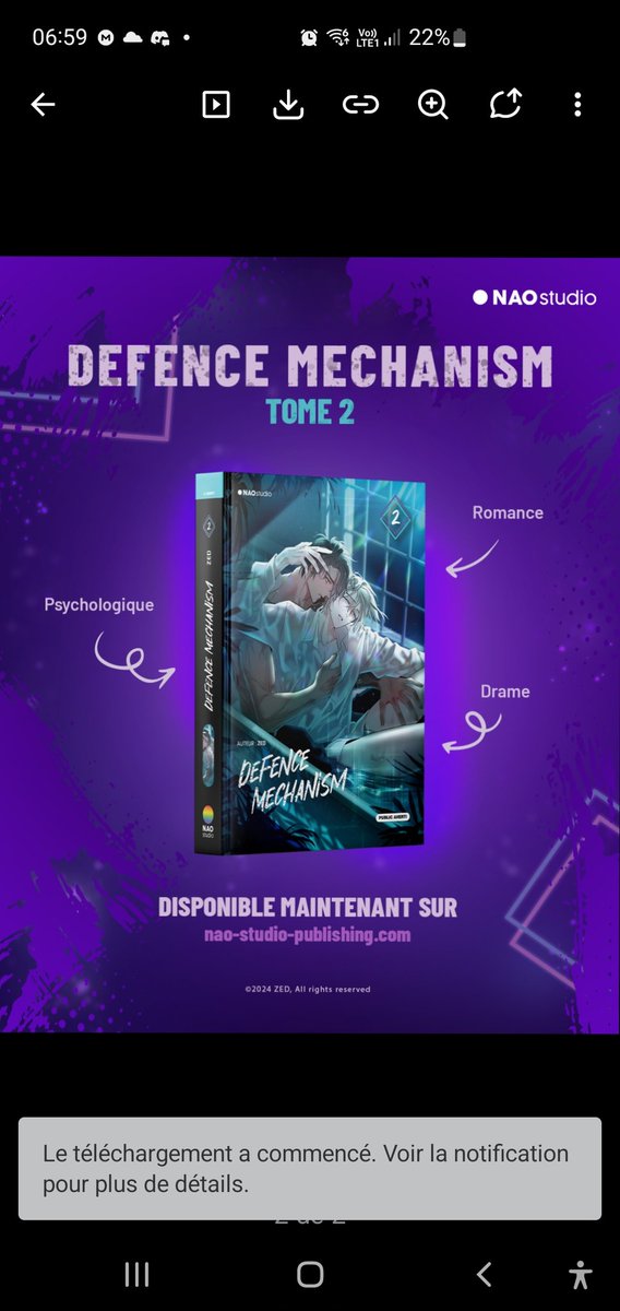 blAddictbyNao's tweet image. ✨ [SORTIE OFFICIELLE] Defence Mechanism – Tome 2 ✨

Les émotions gagnent en intensité… et les cœurs s’ouvrent peu à peu.

Dans ce deuxième tome, la relation entre Suho et Yul franchit un nouveau cap. Suho, désormais conscient de ses sentiments, tente d’aller vers Yul avec…