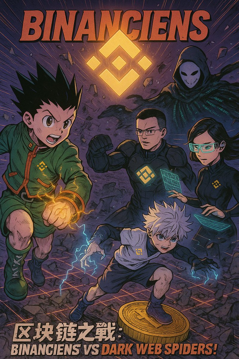 🔥 区块链 x 猎人之战，巅峰对决！🔥

💥 币安人联手表哥 <a href="/cz_binance/">CZ 🔶 BNB</a> 、一姐 <a href="/heyibinance/">Yi He</a>
⚡ 以BNB为刃
🌌 正面迎战WEB3暗网旅团！

「 #Binanciens ，夺回加密世界的未来！」