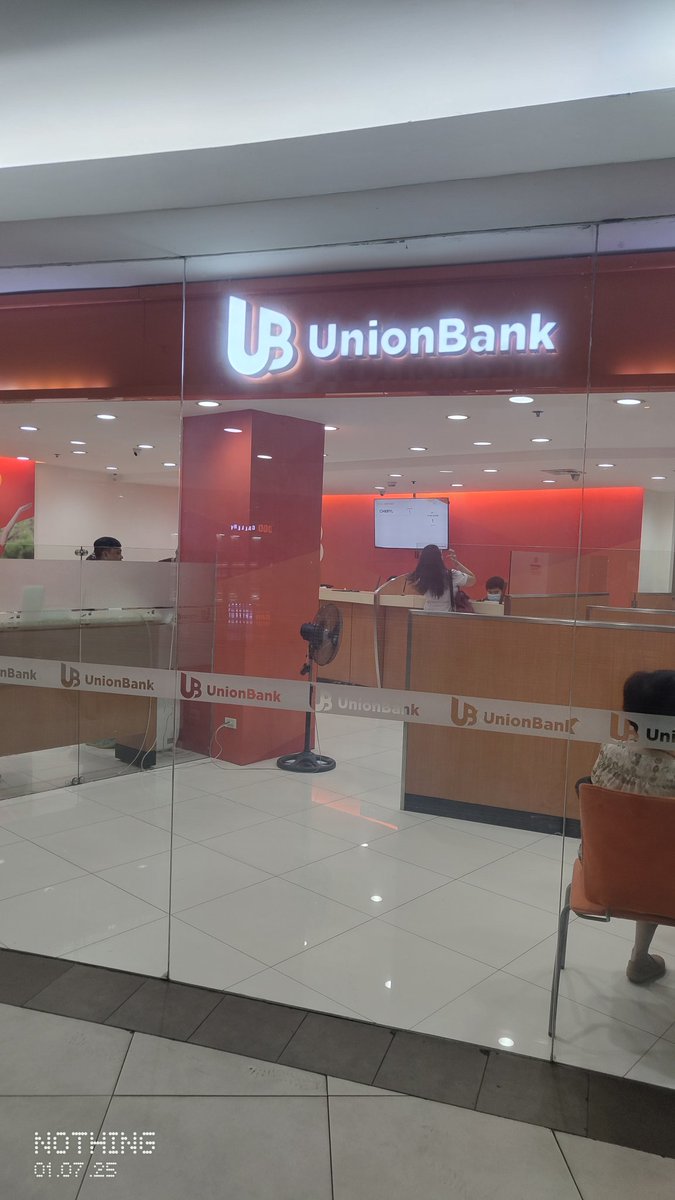 tabachoila's tweet photo. @unionbankph Very good mga tao nyo dito oh unionbank alimall mainit na nga sa loob ang sungit pa ng mga teller.. parang taga pag mana ng bangko https://t.co/Qm79fqspiG