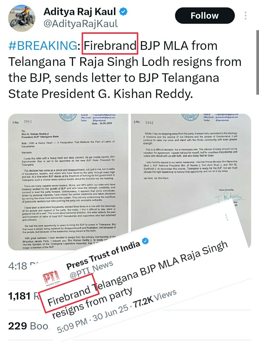 Delhiite_'s tweet image. In today’s India, if you hate Muslims loud enough, they call you a “firebrand leader” 😏

They won’t say hate-monger or genocide lover, so they hide it behind cool words like firebrand.
Every Muslim is an “Islamist” to them, but BJP’s abusers are their heroes.

This isn’t…